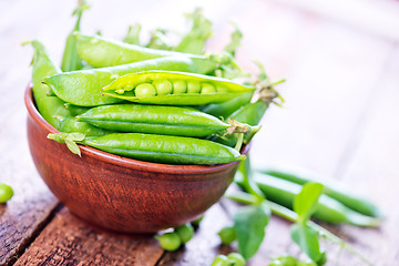 Image showing green peas