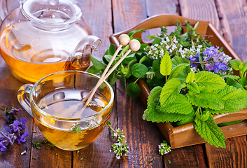 Image showing fresh herbal tea