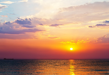 Image showing sunset