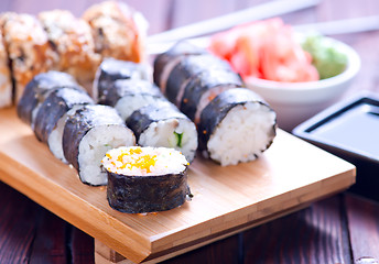 Image showing sushi