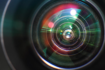 Image showing lense glass background