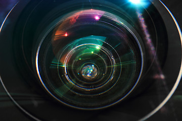 Image showing lense glass background