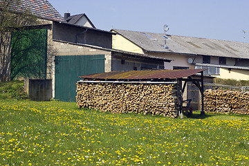 Image showing Heap of Wood