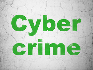 Image showing Privacy concept: Cyber Crime on wall background