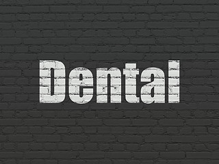 Image showing Healthcare concept: Dental on wall background