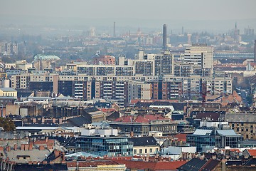 Image showing Hazy suburbs view