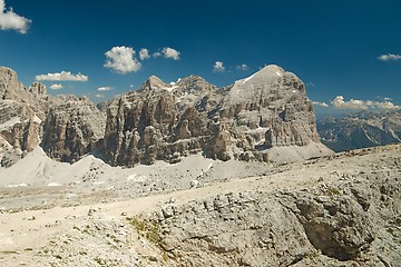 Image showing Dolomites mountain landscape