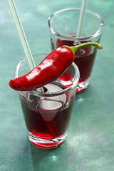 Image showing Red drinks