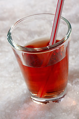 Image showing Red drink