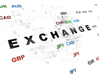 Image showing Banking concept: Exchange on Digital background