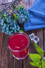 Image showing blueberry drink