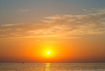 Image showing sunset