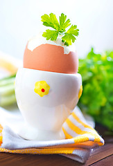 Image showing boiled eggs