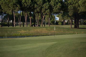 Image showing golf course on sunny day