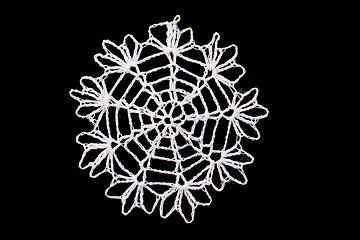 Image showing white christmas snowflake