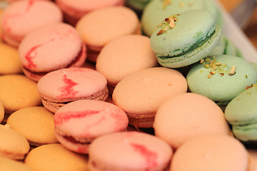 Image showing color macaroon background