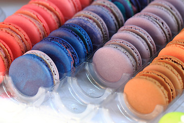 Image showing color macaroon background