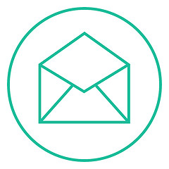 Image showing Envelope line icon.