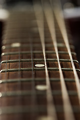 Image showing Electric guitar detail shots
