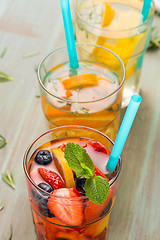 Image showing Detox water cocktails