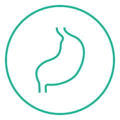 Image showing Stomach line icon.