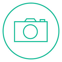 Image showing Camera line icon.