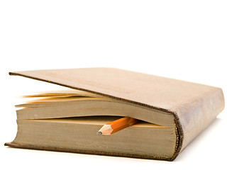 Image showing Book with Pencil