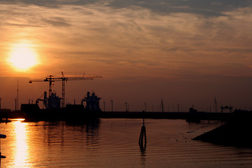 Image showing ship yard