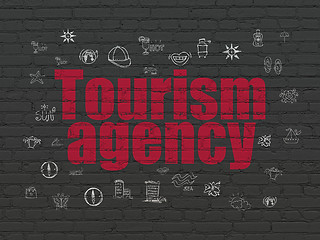 Image showing Tourism concept: Tourism Agency on wall background