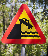 Image showing warning quay