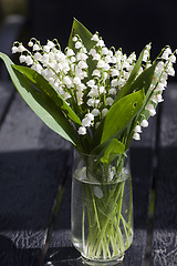 Image showing bouquet of lily of the valley