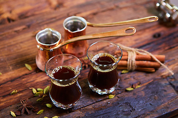Image showing Traditional Arabic coffee