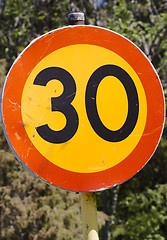 Image showing speed limit