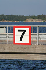 Image showing Number seven (7)