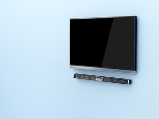 Image showing Tv and soundbar 