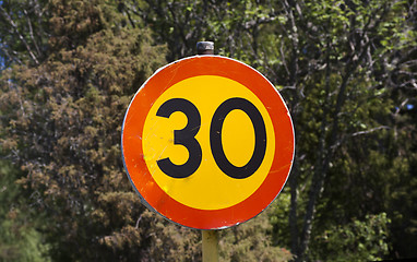 Image showing speed limit