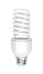 Image showing Fluorescent light bulb