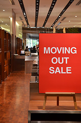 Image showing Moving out sale