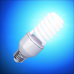 Image showing Energy saving light bulb