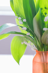 Image showing Tender bouquet of lily of the Valley