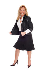 Image showing Business woman looking very happy.