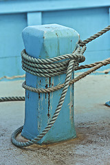 Image showing Wooden fishing boat