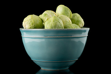 Image showing Fresh brussels sprouts