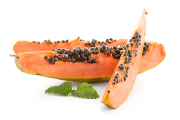 Image showing Fresh and tasty papaya