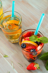 Image showing Detox water cocktails