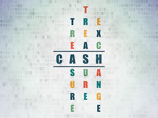 Image showing Banking concept: Cash in Crossword Puzzle