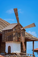 Image showing Windmill against the Blue Sky