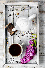 Image showing Brewed herbal tea