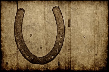 Image showing old horseshoe