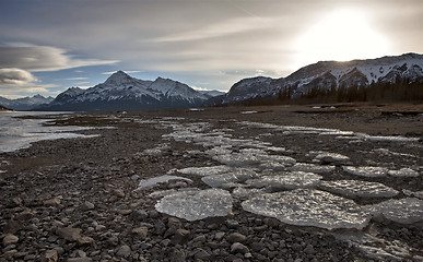 Image showing Abraham Lake Winter